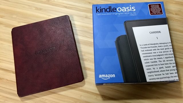Kindle Oasis (第10世代) カバー付属致します！